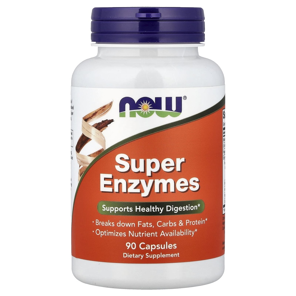 NOW, Super Enzymes 90 Capsules