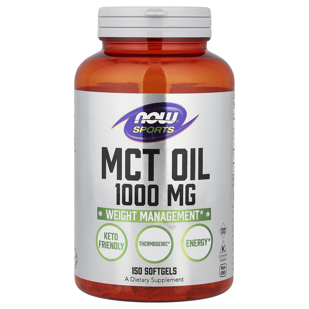 NOW, MCT Oil 1.000mg, 150 Capsules